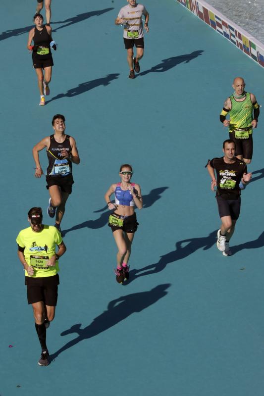 Corredores en el Maratón de Valencia.