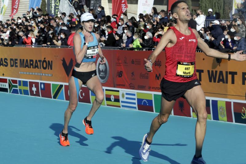 Corredores en el Maratón de Valencia.