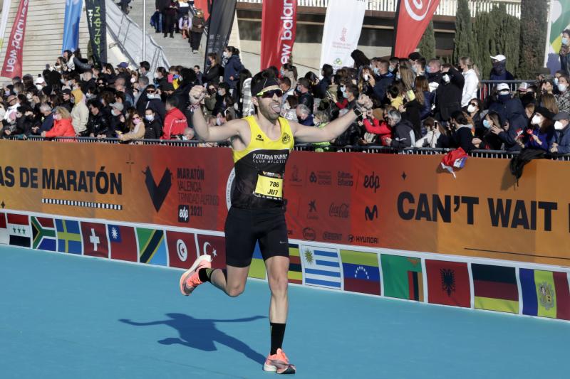 Corredores en el Maratón de Valencia.