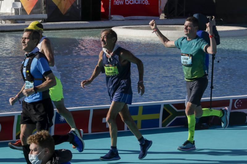 Corredores en el Maratón de Valencia.