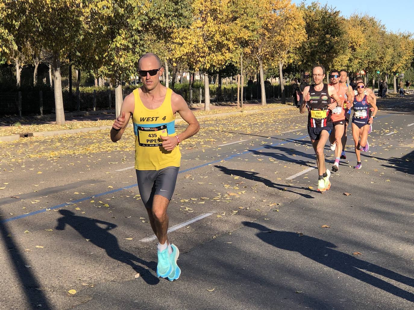 Corredores en el Maratón de Valencia de este domingo, 5 de diciembre