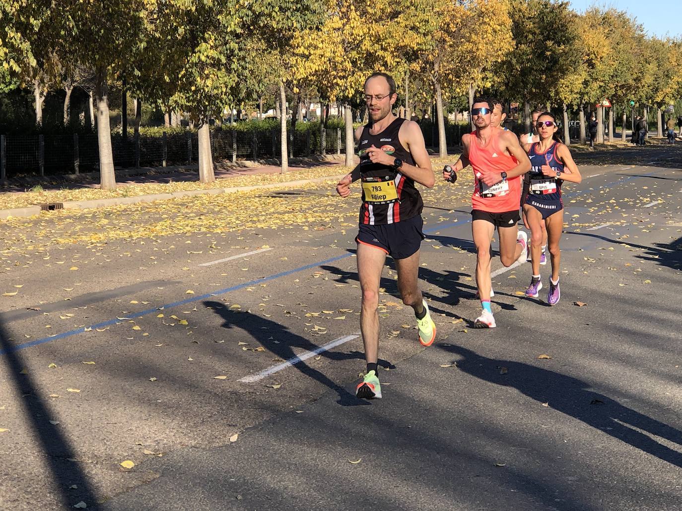 Corredores en el Maratón de Valencia de este domingo, 5 de diciembre