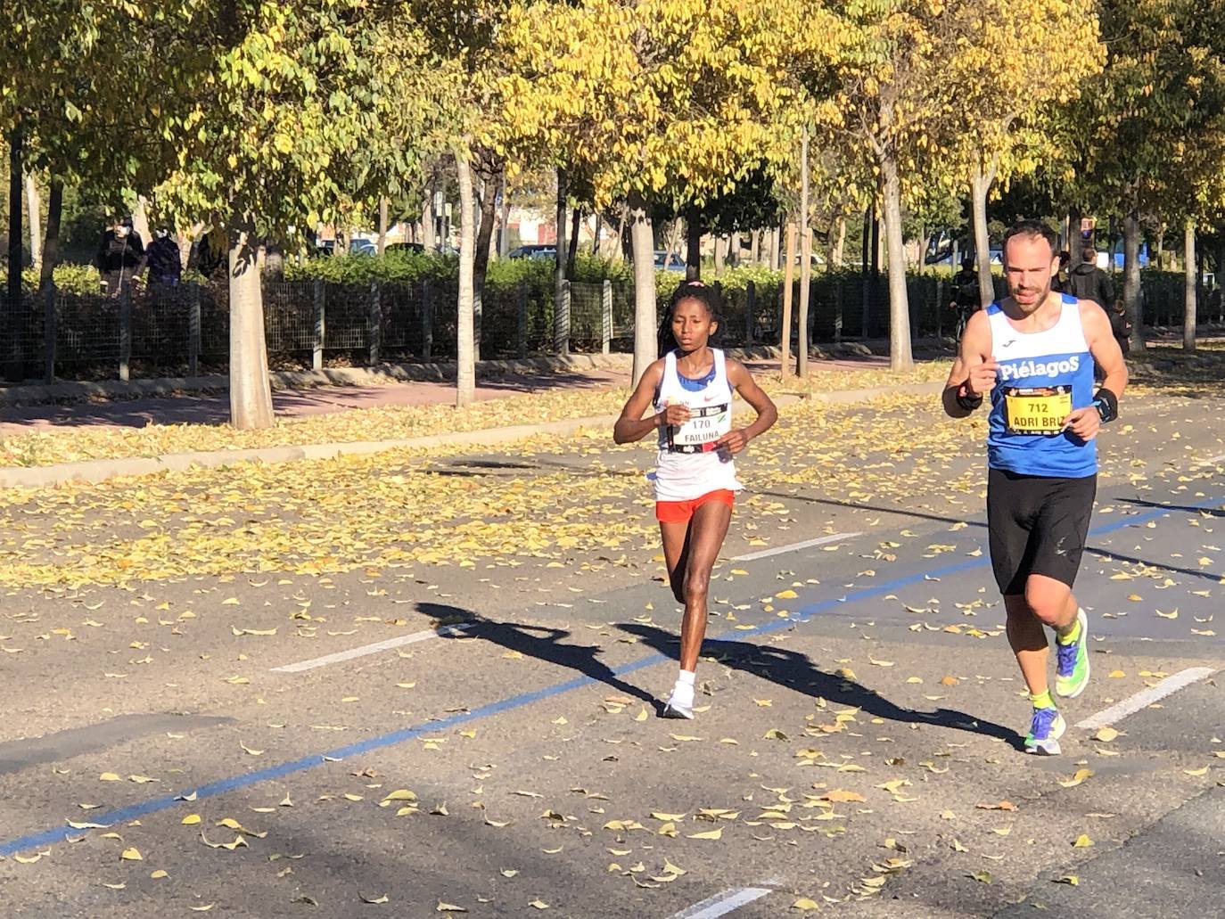 Corredores en el Maratón de Valencia de este domingo, 5 de diciembre