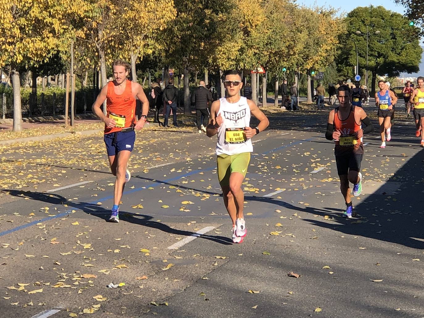 Corredores en el Maratón de Valencia de este domingo, 5 de diciembre