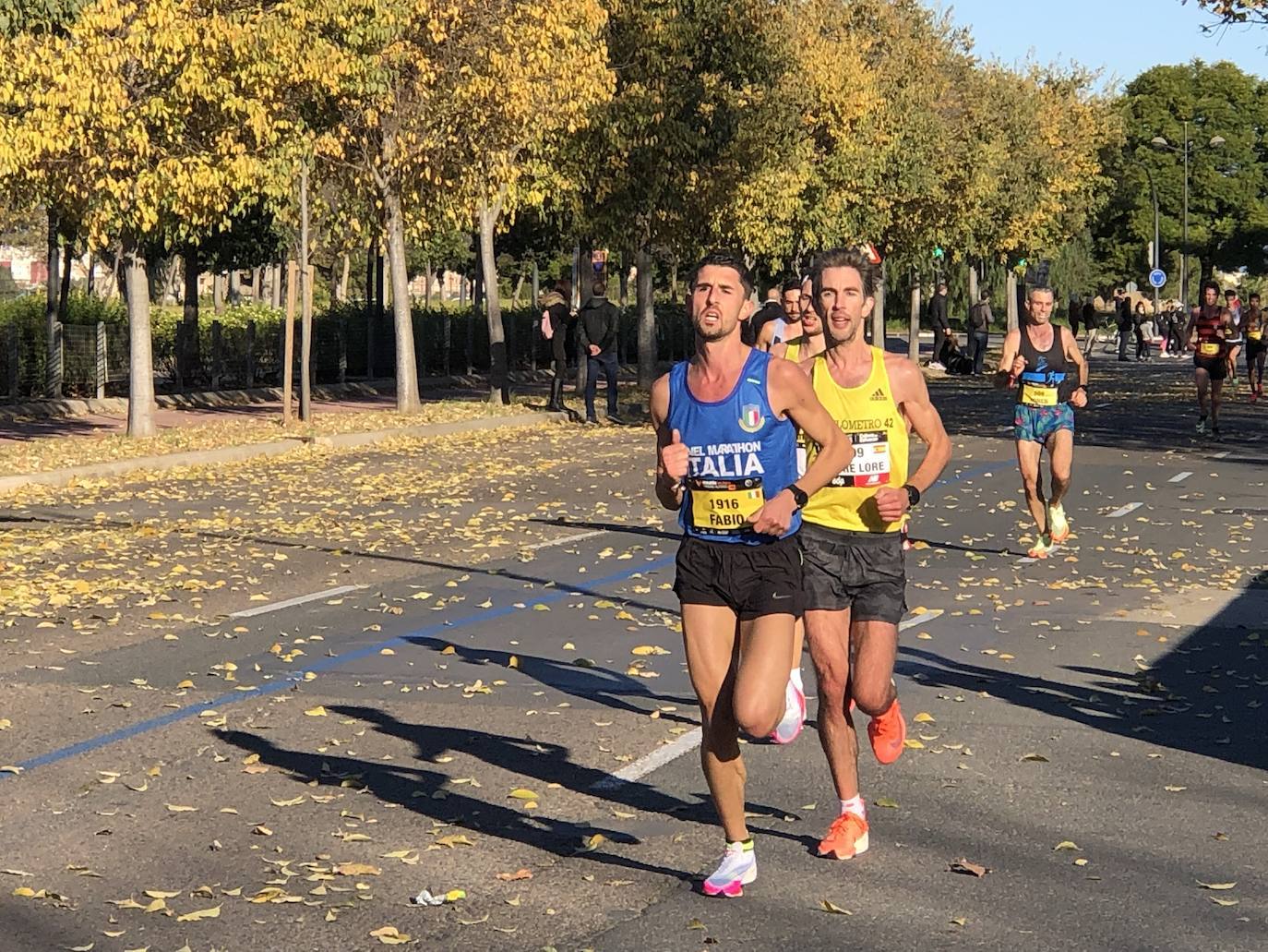 Corredores en el Maratón de Valencia de este domingo, 5 de diciembre