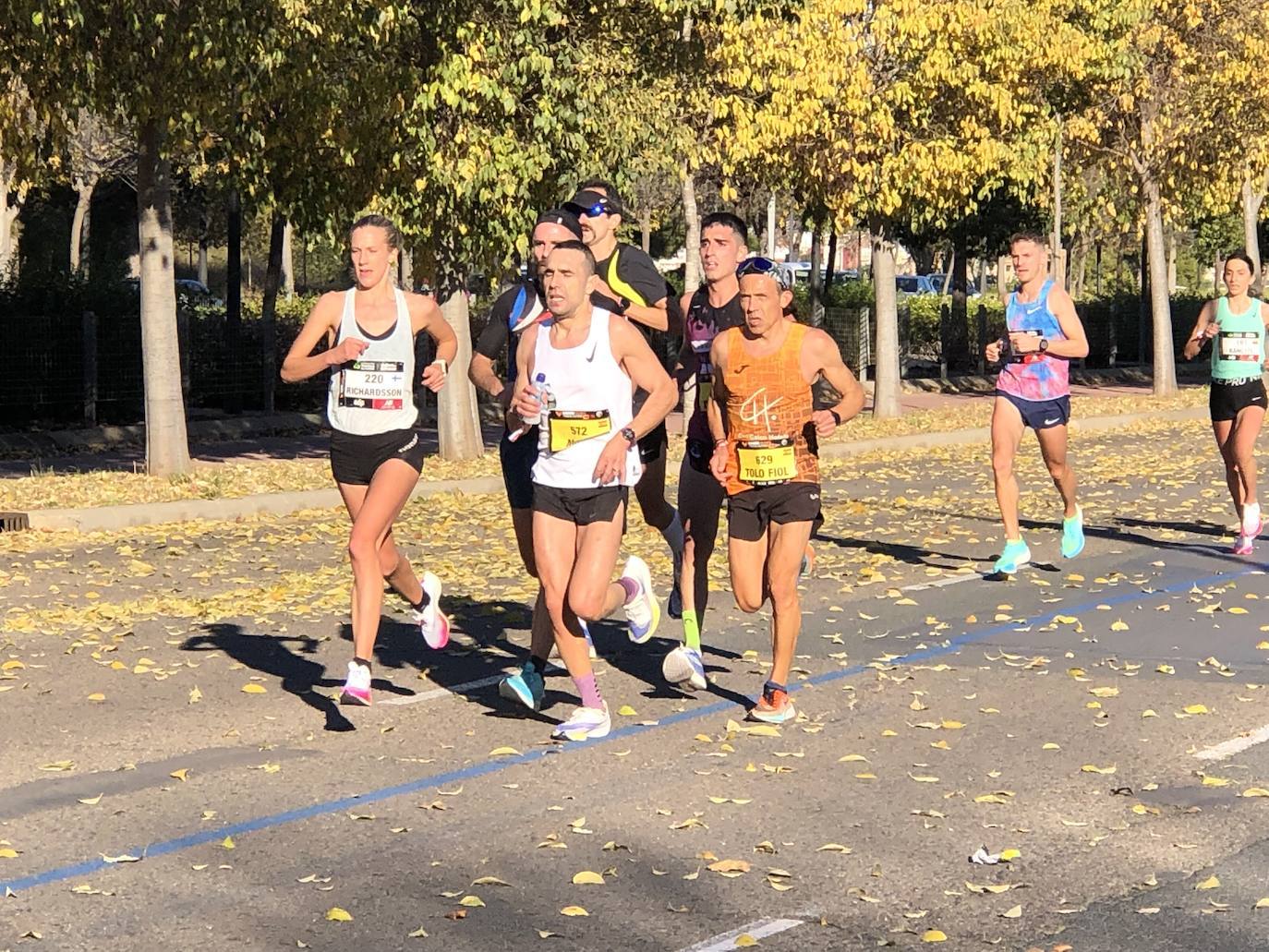 Corredores en el Maratón de Valencia de este domingo, 5 de diciembre