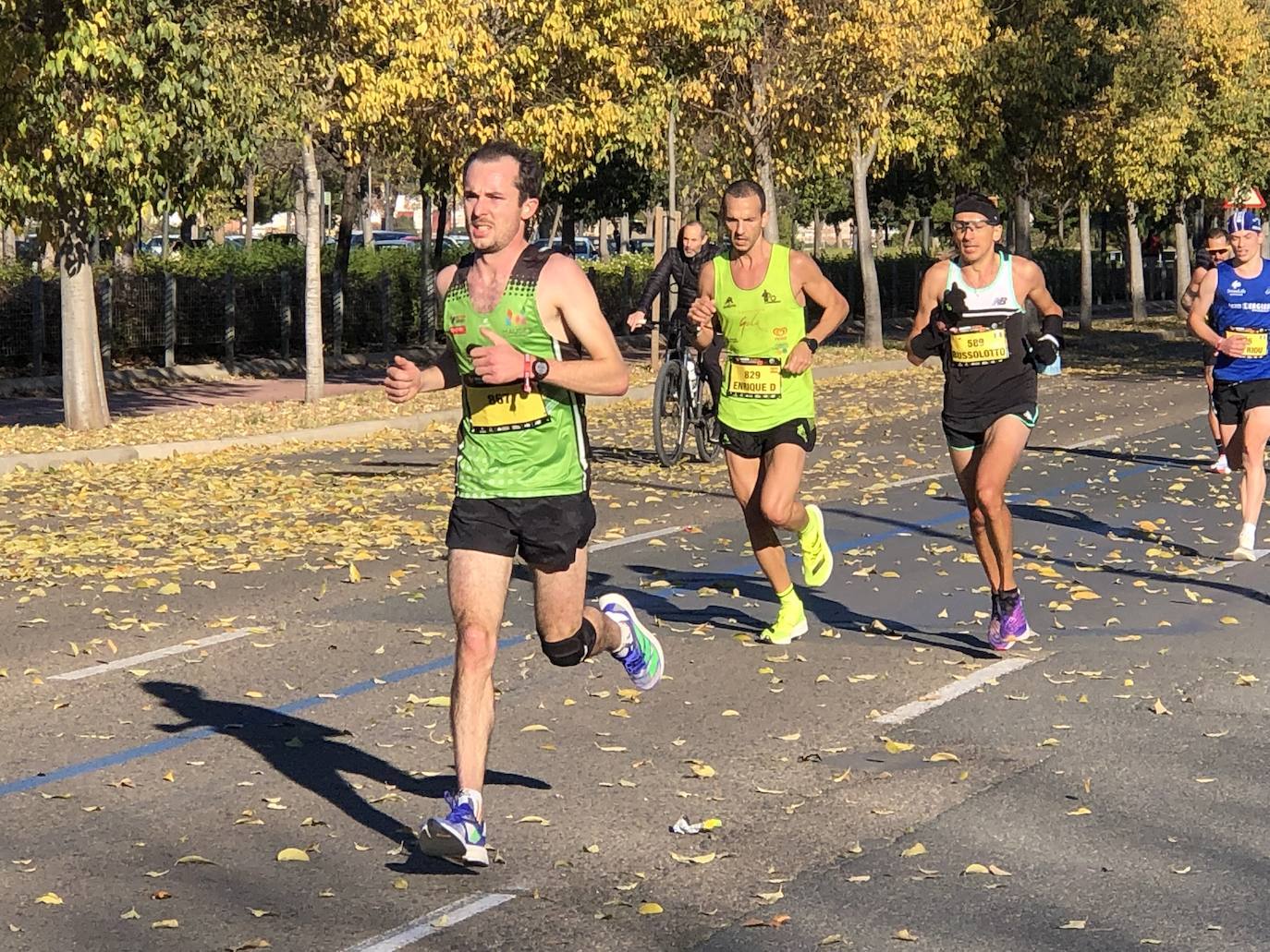 Corredores en el Maratón de Valencia de este domingo, 5 de diciembre