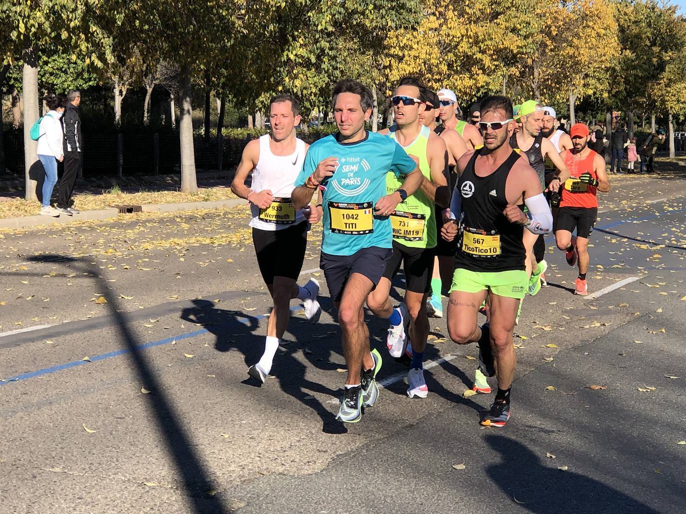 Corredores en el Maratón de Valencia de este domingo, 5 de diciembre