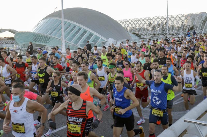 Corredores en el Maratón de Valencia de este domingo, 5 de diciembre.