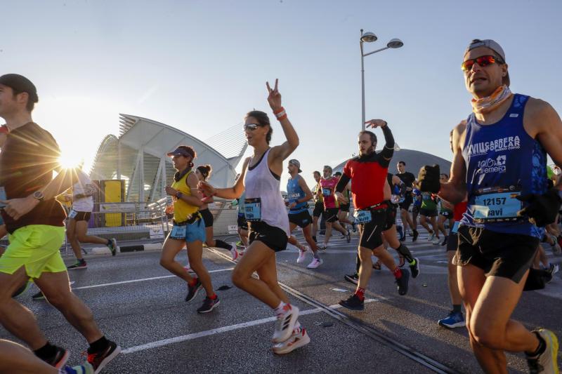 Corredores en el Maratón de Valencia de este domingo, 5 de diciembre.