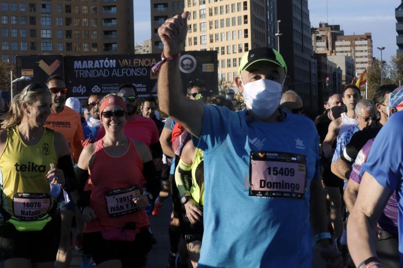 Corredores en el Maratón de Valencia de este domingo, 5 de diciembre.