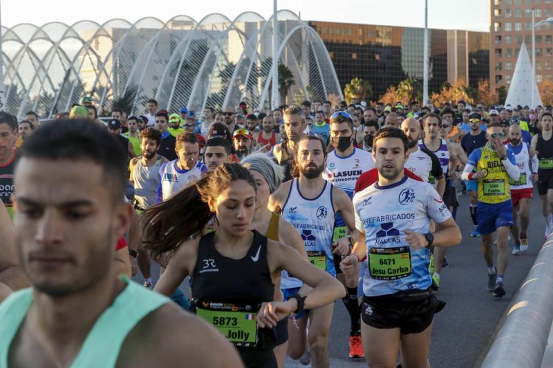 Corredores en el Maratón de Valencia de este domingo, 5 de diciembre.