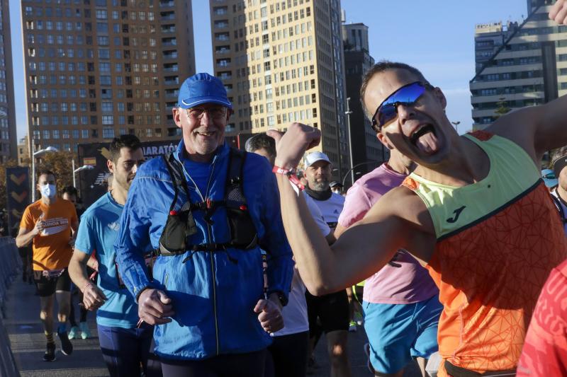 Corredores en el Maratón de Valencia de este domingo, 5 de diciembre.