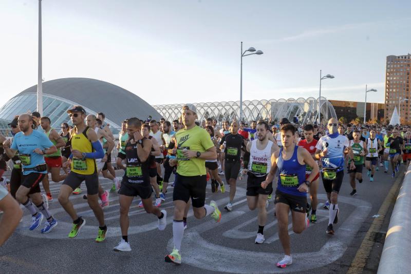 Corredores en el Maratón de Valencia de este domingo, 5 de diciembre.