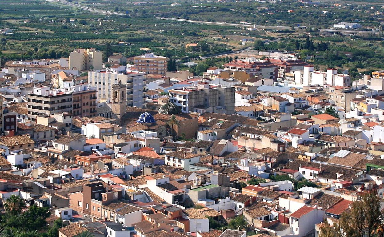 Vista panorámica de Pedreguer. 