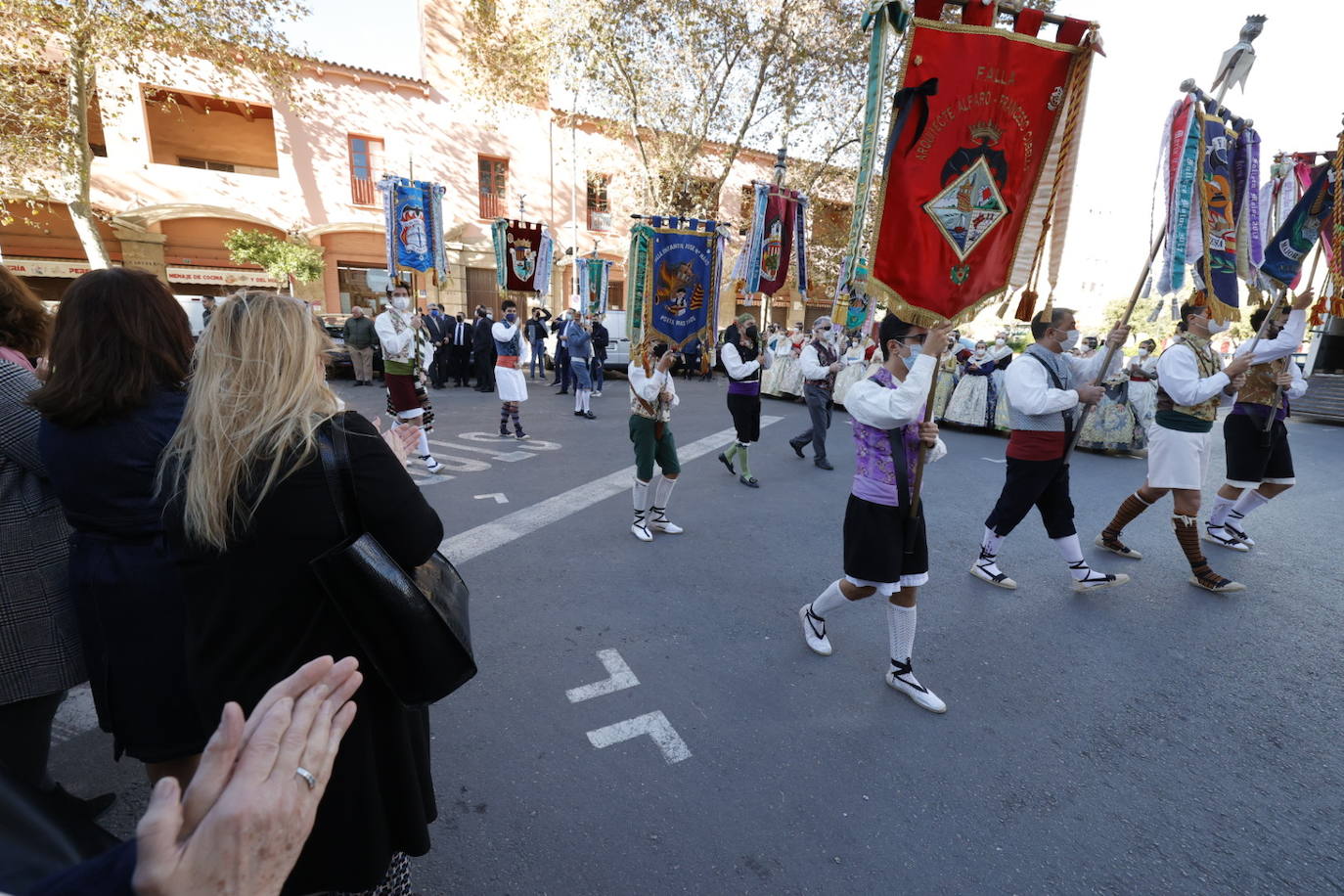 Fotos: Homenaje a la Senyera en Valencia