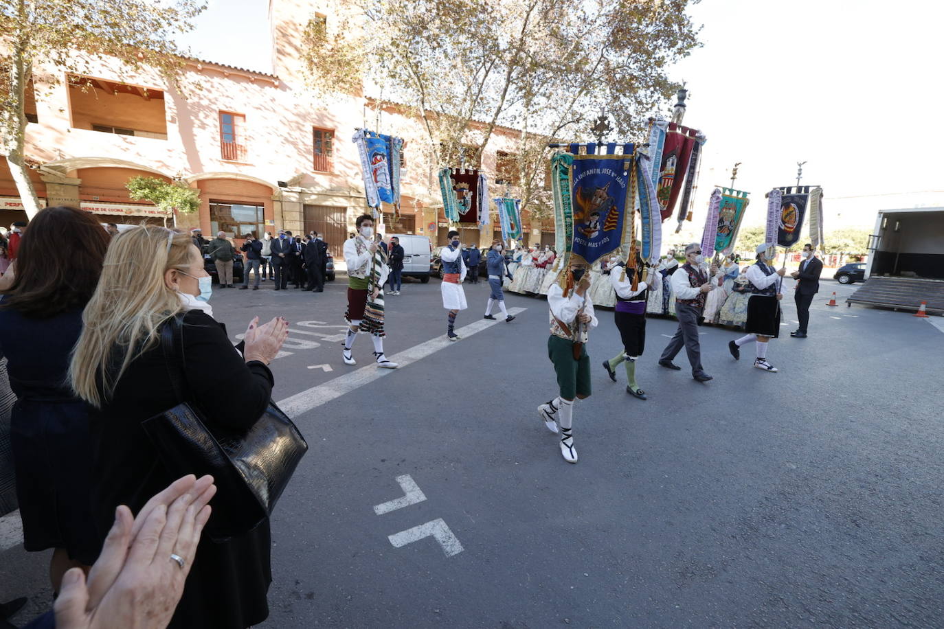Fotos: Homenaje a la Senyera en Valencia