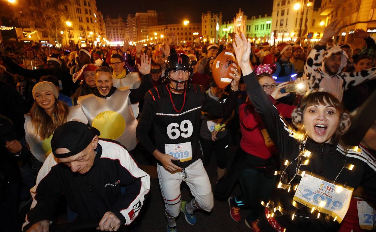 San Silvestre de 2019, la última que se ha celebrado en Valencia. 