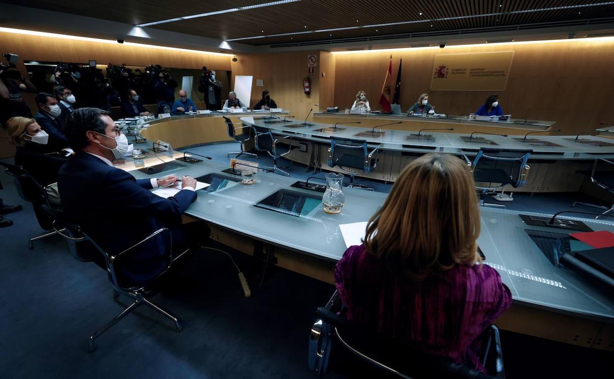 Reunión de la Mesa de Diálogo Social del pasado mes de noviembre. 