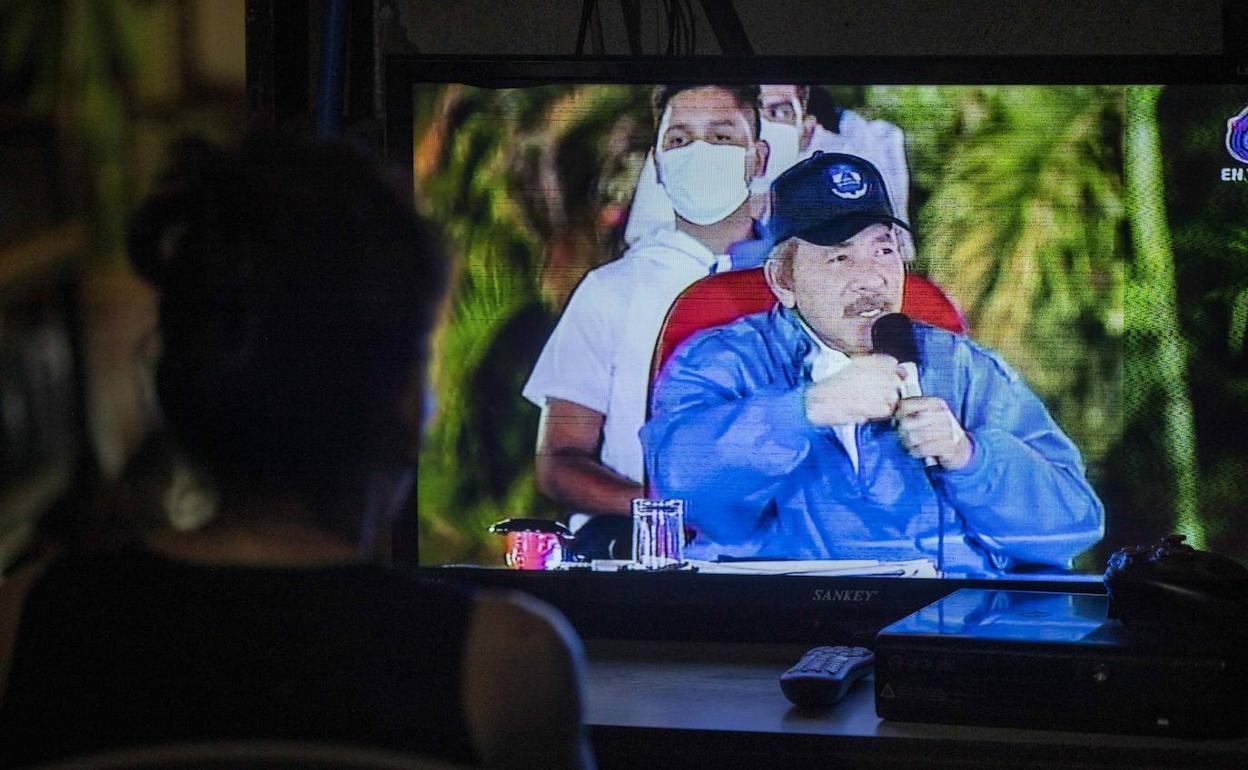 El presidente de Nicaragua, Daniel Ortega. 