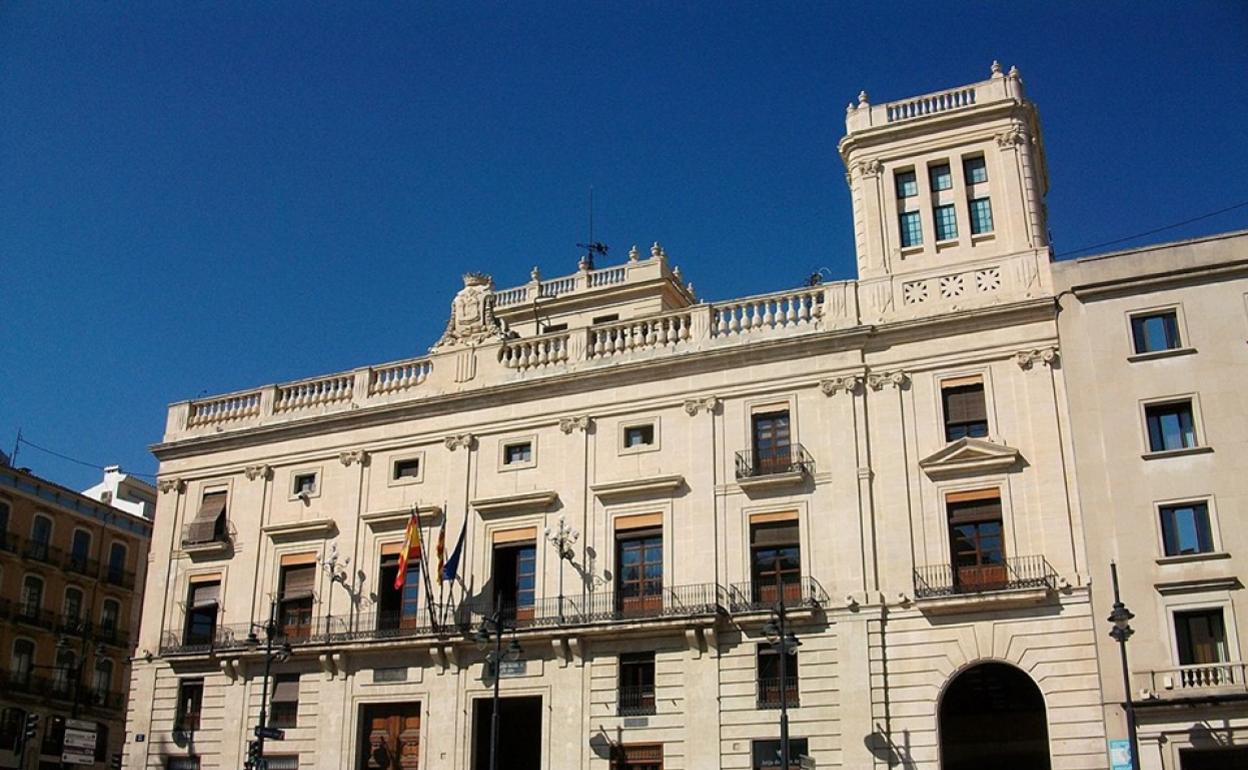 Plaza de España, lugar de celebración habitual de la fiesta de nochevieja. 