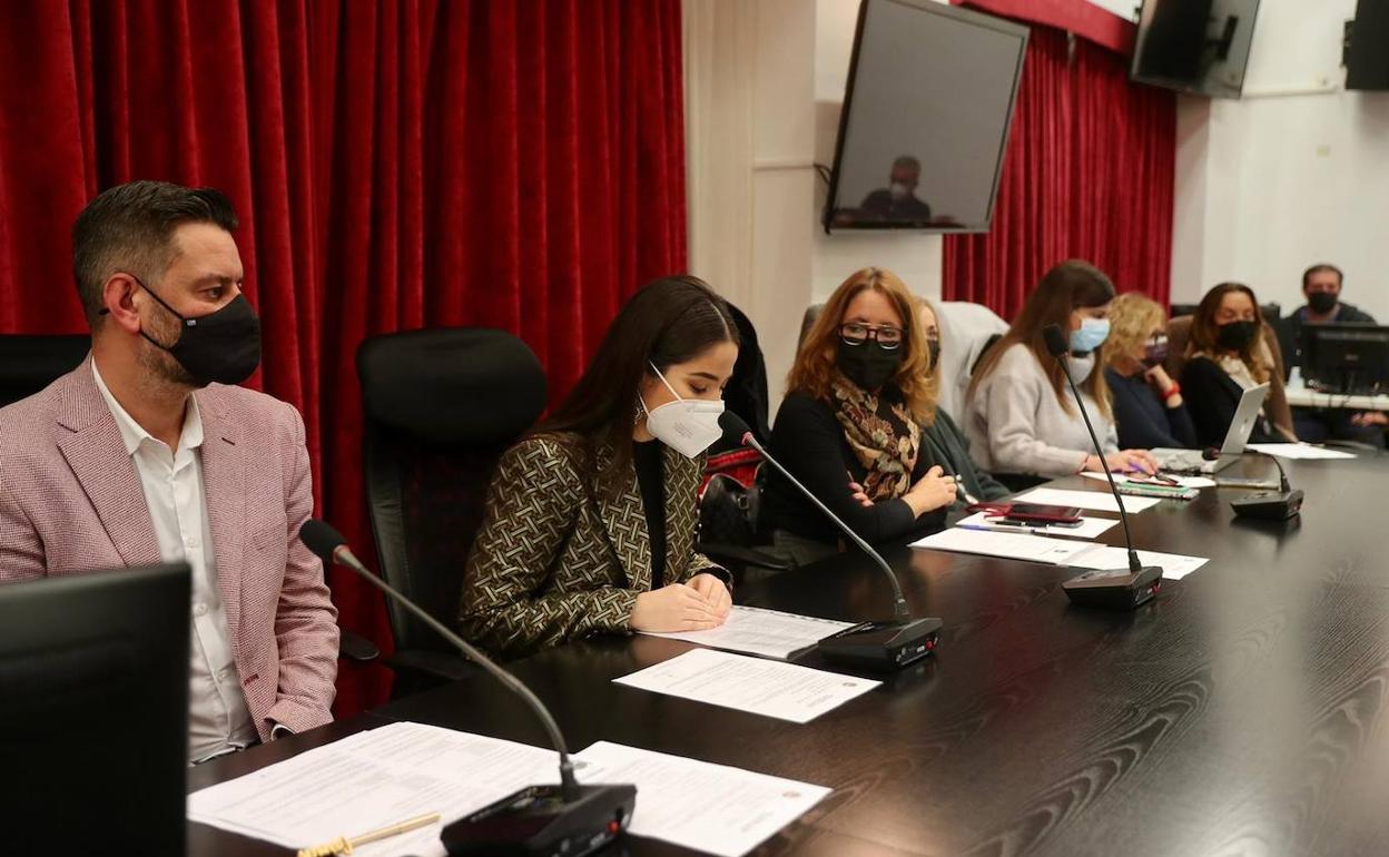 Carmen Martín, fallera mayor de Valencia 2022, en su discurso navideño a los falleros. 