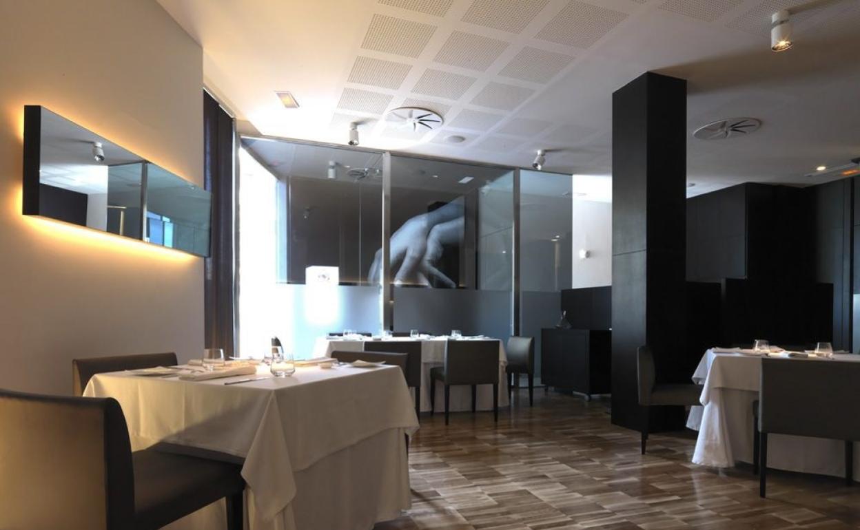 El restaurante Sents de Ontinyent, en su apertura en 2010. 