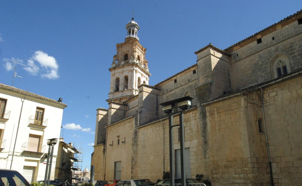 Parroquia de Santa María de Ontinyent de donde es titular el vicario Juan Melchor Seguí. 