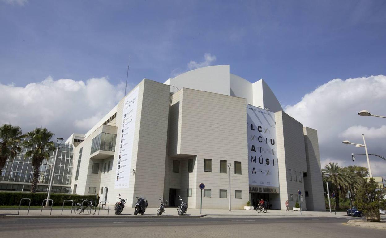 Vista general del Palau de la Música, en una imagen de archivo. 