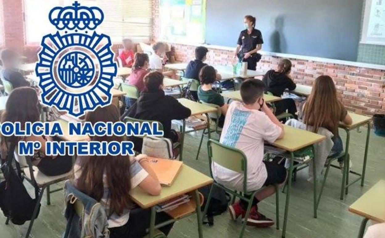 Una charla de concienciación al alumnado sobre la violencia en las aulas. 