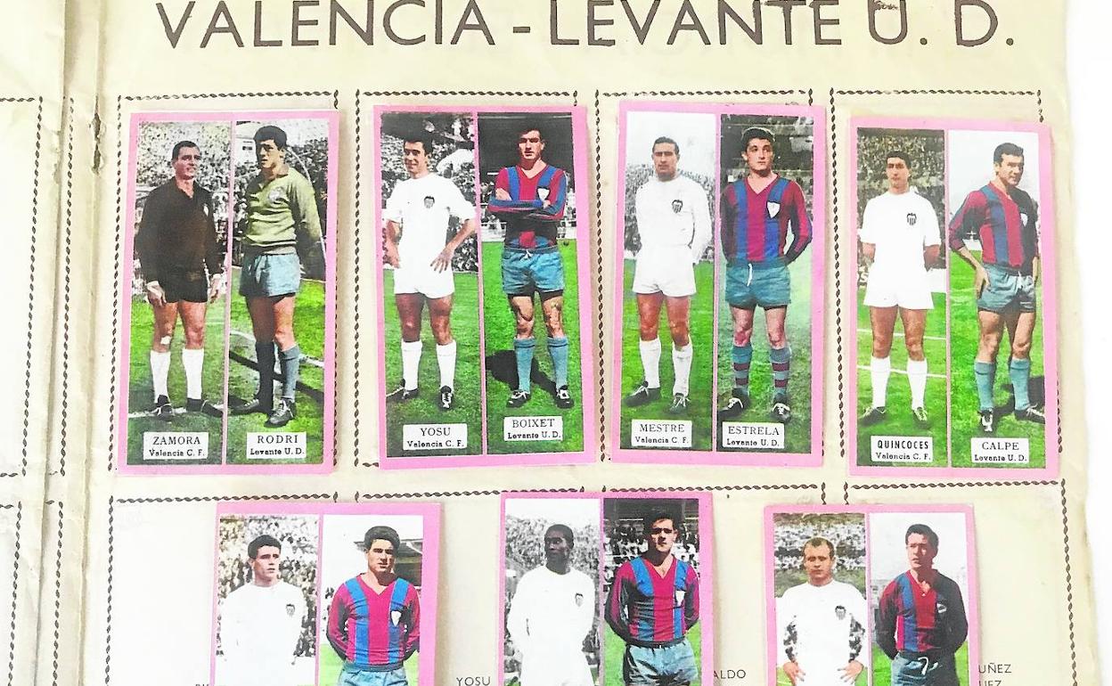 Álbum de cromos de la temporada 63-64. 