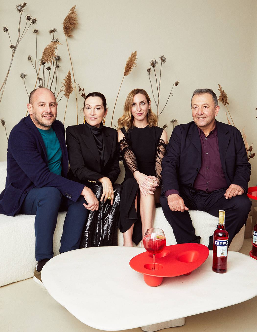 Luis Laplace, Cristina Iglesias, Maite Sebastiá y Vicente Todolí (Foto Daniel Merino).