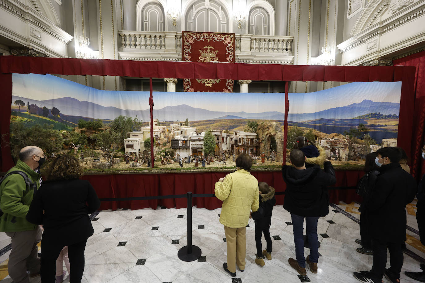 Fotos: Así es el belén del Ayuntamiento de Valencia 2021