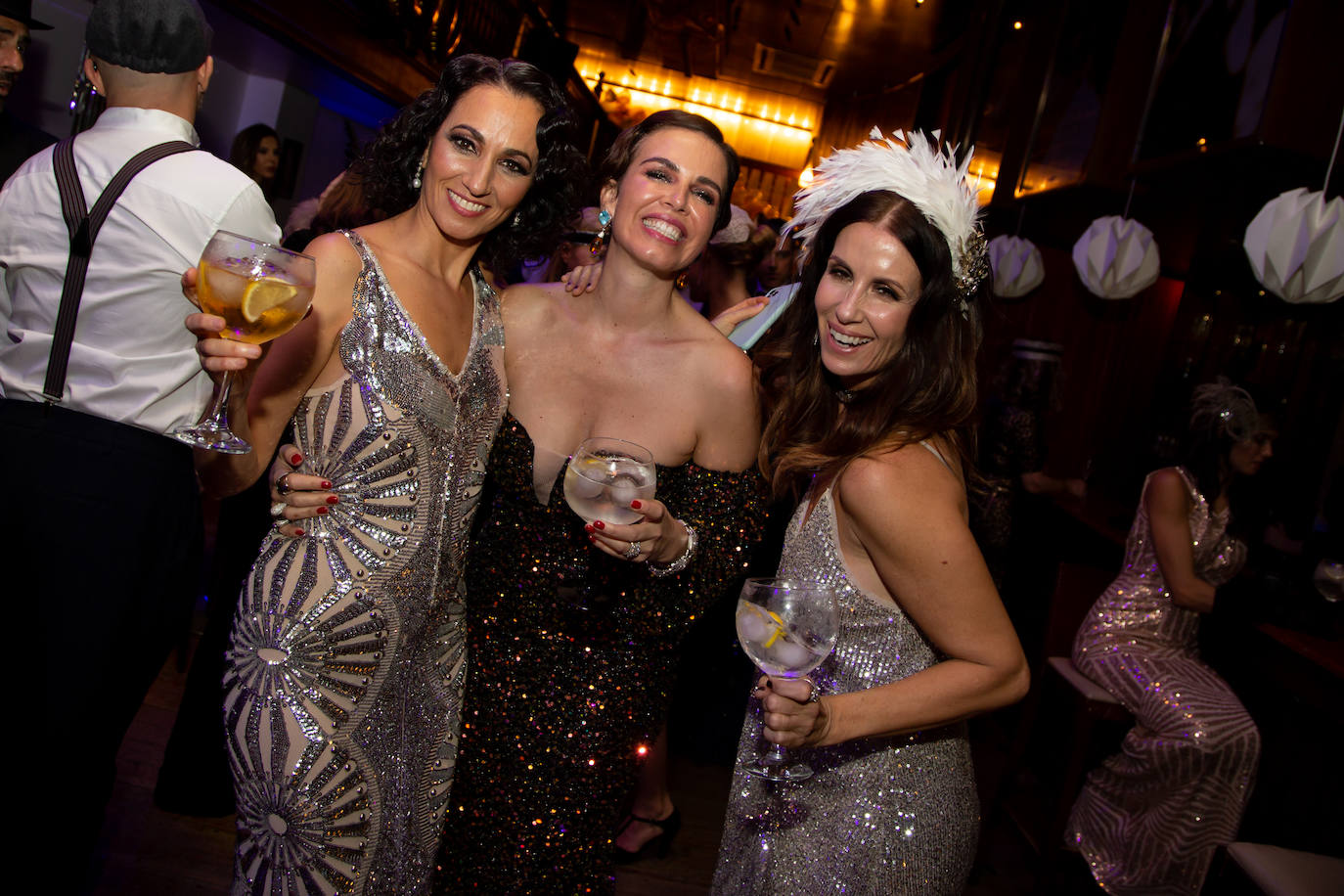 Andrea Villafañe, Ana García Rivera y Juana Camps.