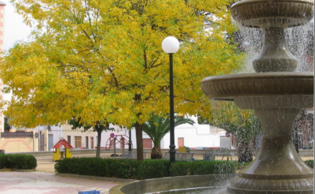El parque municipal es el más céntrico de la localidad. 