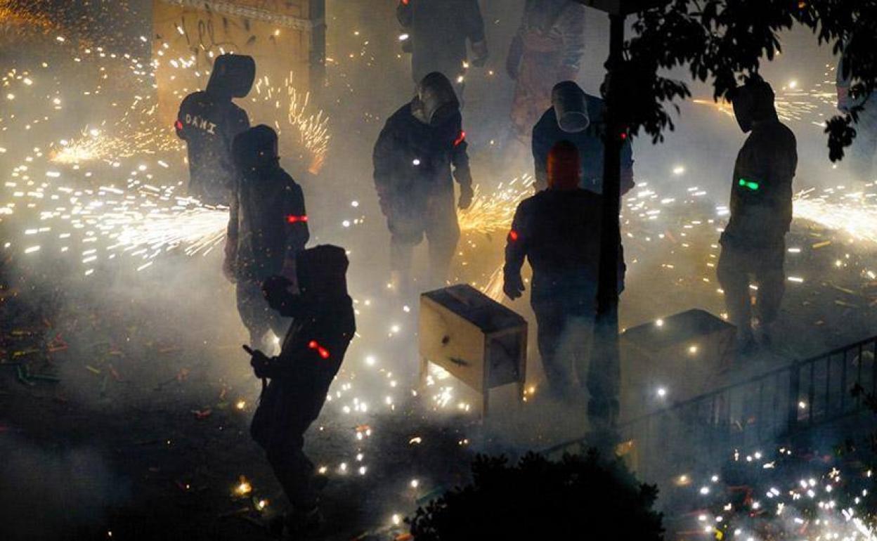 Una de las cordàs celebradas en Paterna. 