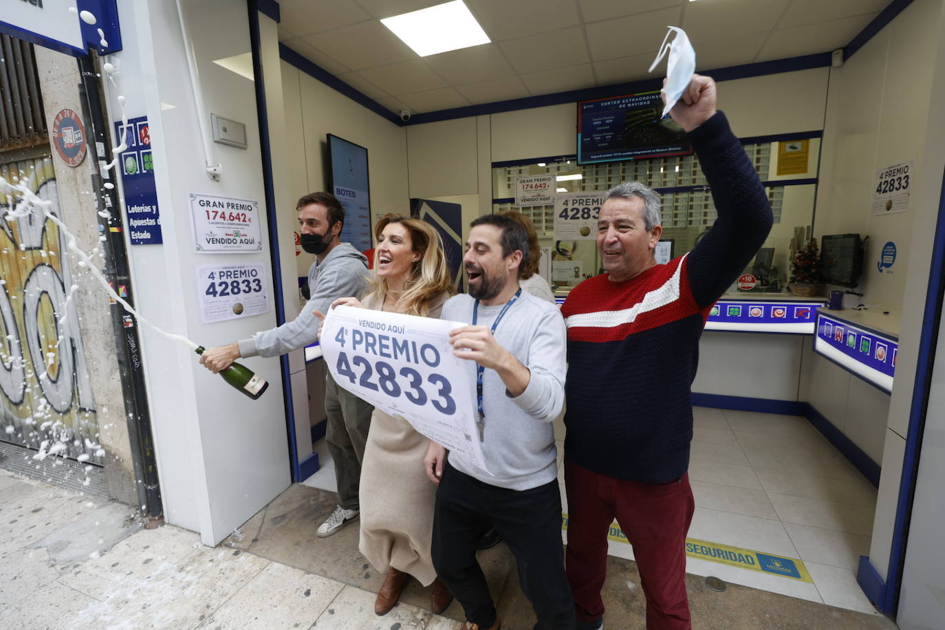 Premio en la calle Navellos de Valencia