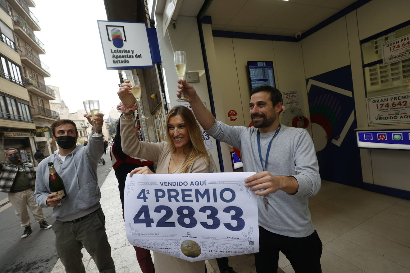 Premio en la calle Navellos de Valencia