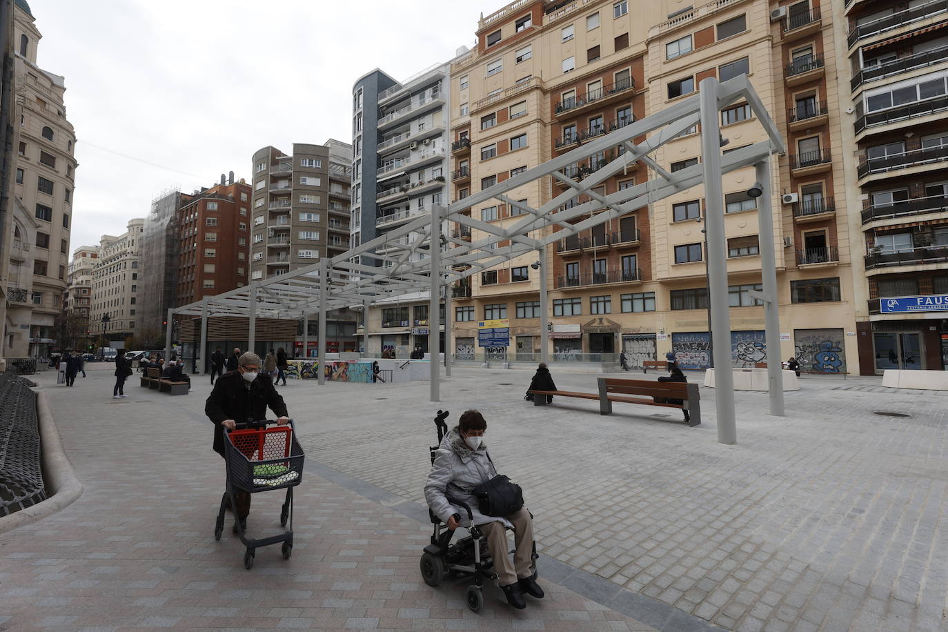 La plaza de Ciudad de Brujas de Valencia.