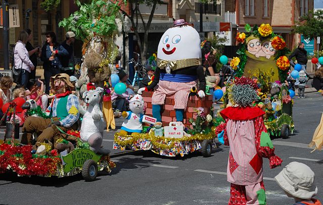 Desfile de Navidad en el sur de Australia.