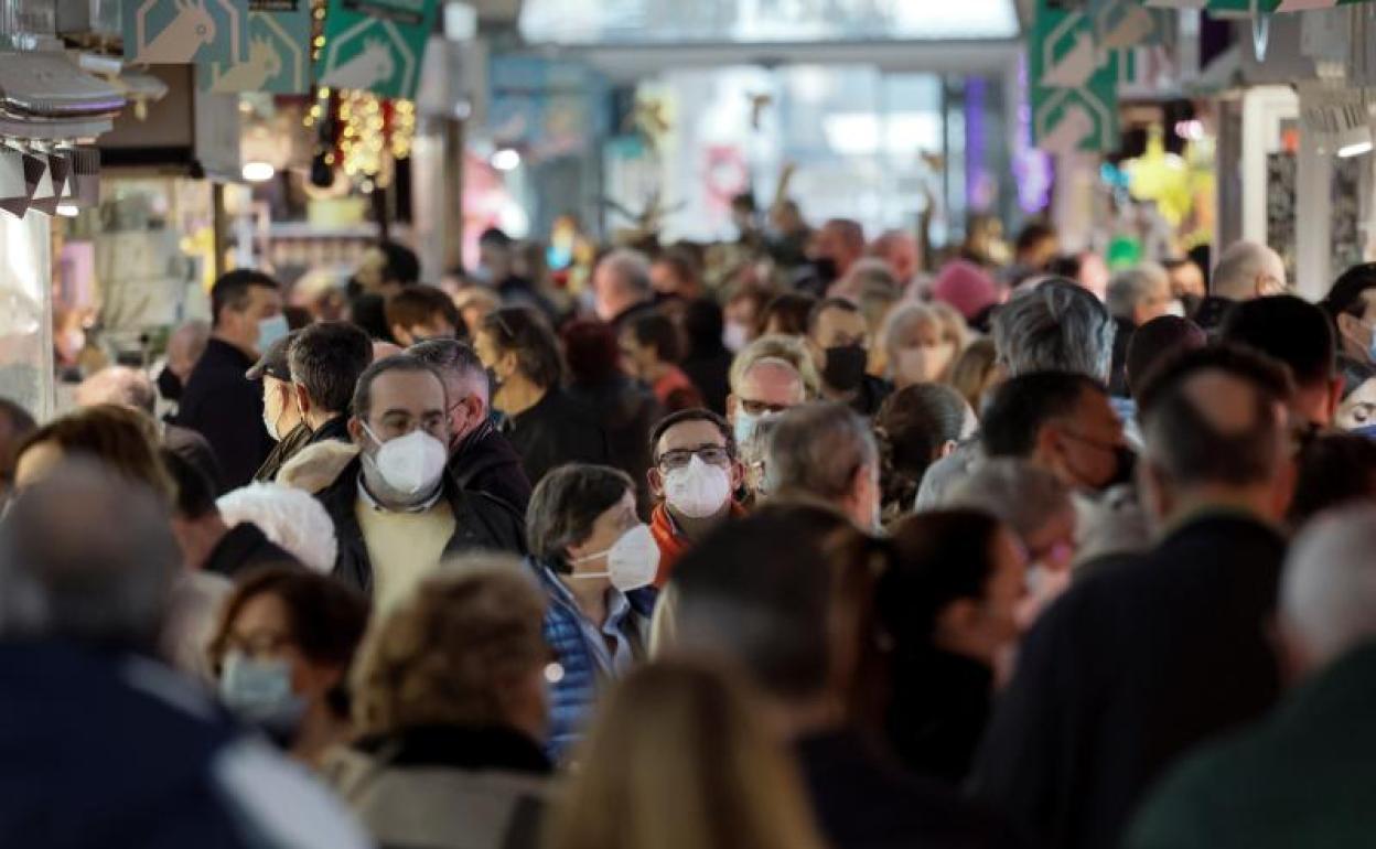 Compras de Navidad en Valencia.