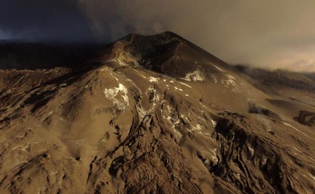 El volcán de Cumbre Vieja.