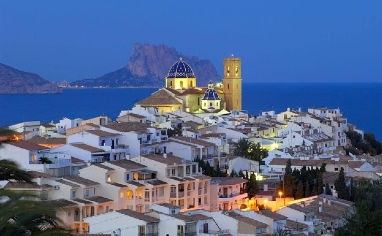 Vista panorámica de Altea. 