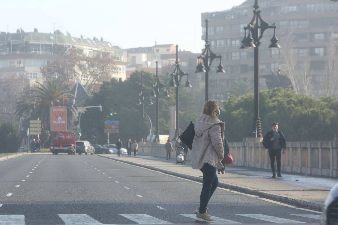 Fotos: La niebla cubre Valencia (2 de enero de 2022)