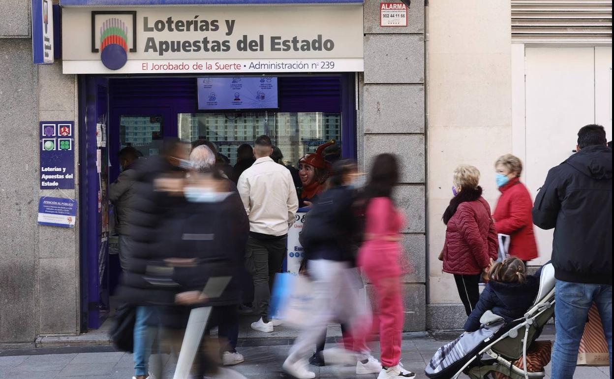 Una administración de lotería. 