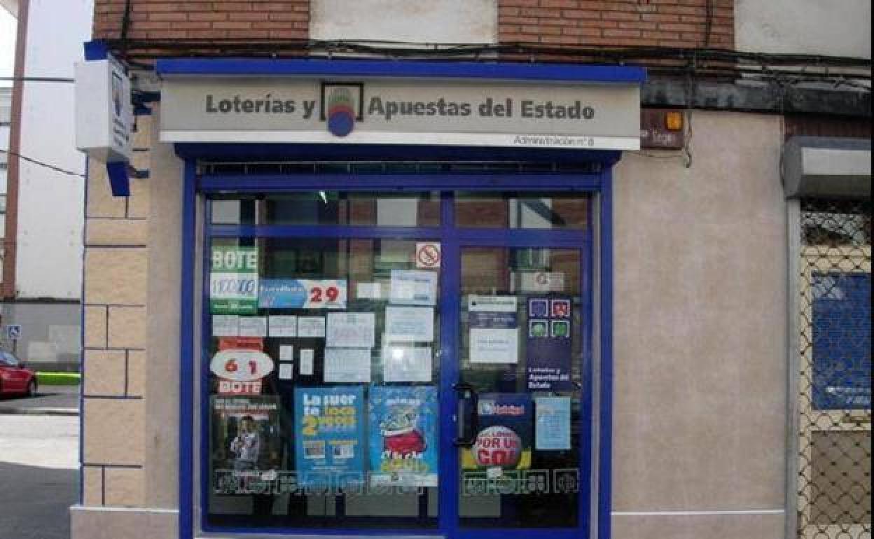 Una administración de Loterías y Apuestas del Estado. 