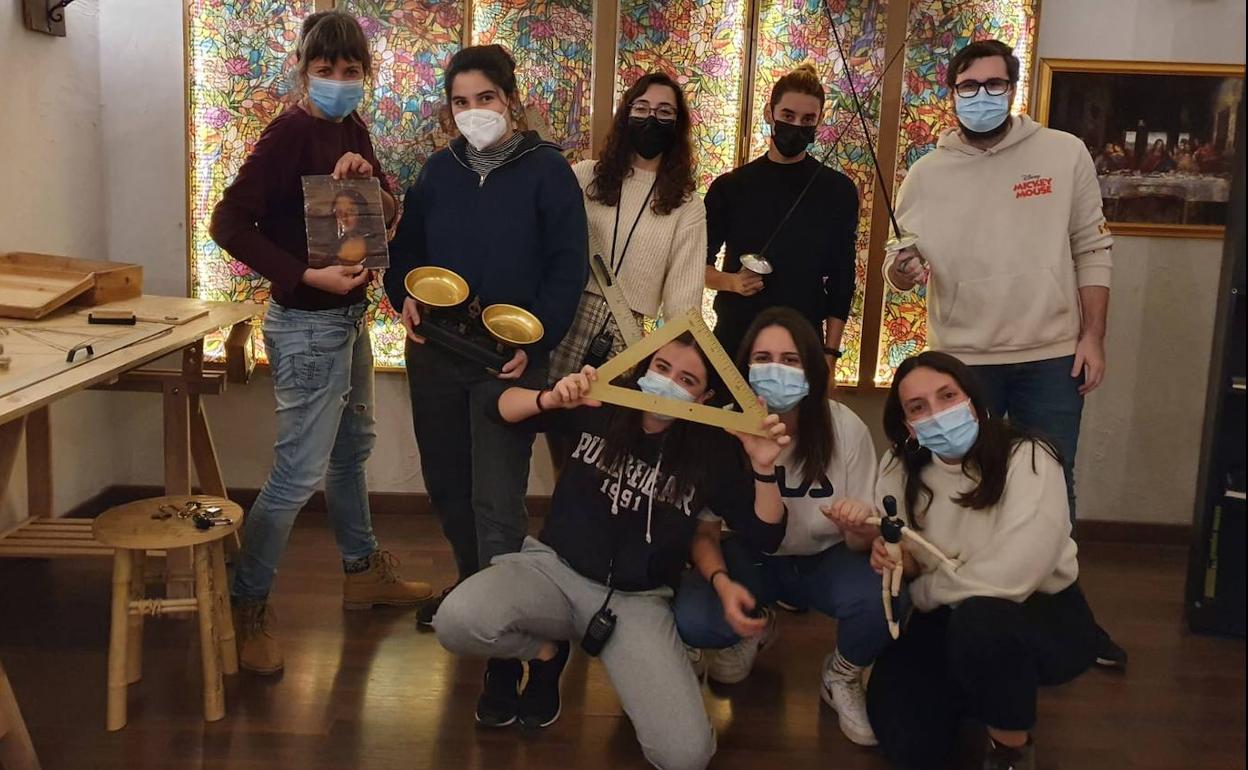 Un grupo de jóvenes participantes en las actividades. 