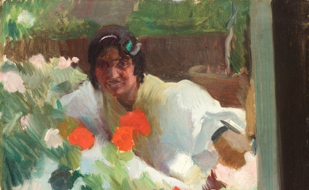 Sorolla abre las subastas de 2022 con 'Gitana en un jardín'