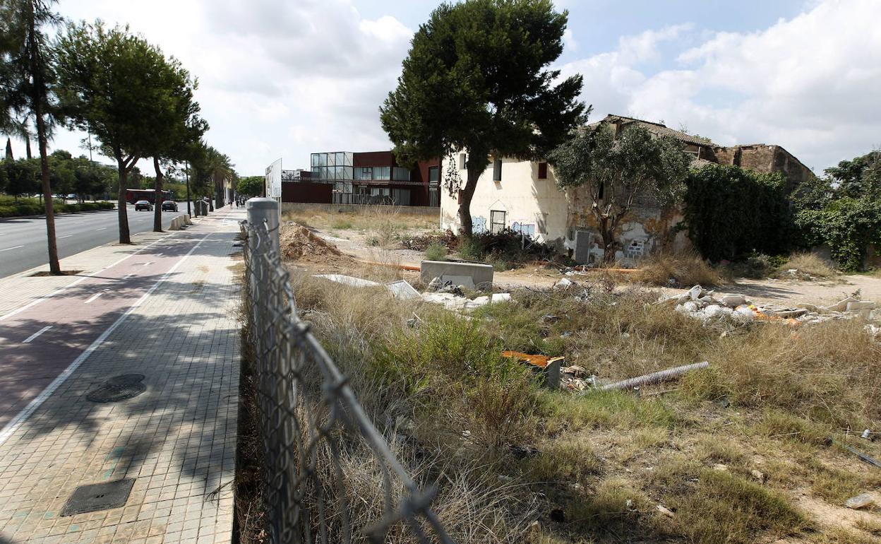 Zona de ampliación del Bioparc. 