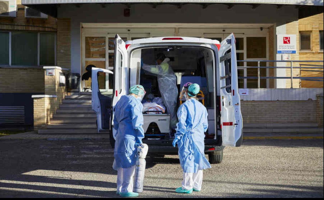 Atención hospitalaria en Valencia durante la pandemia del coronavirus.